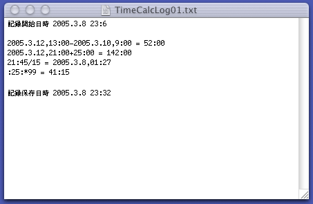 TimeCalc