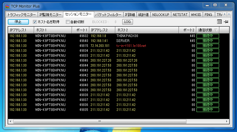 TCP Monitor Plus