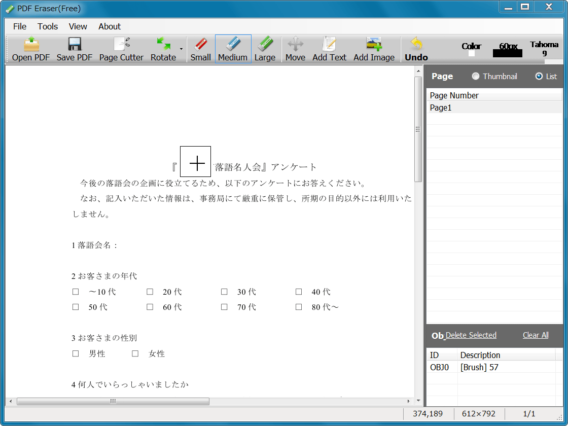 PDF Eraser